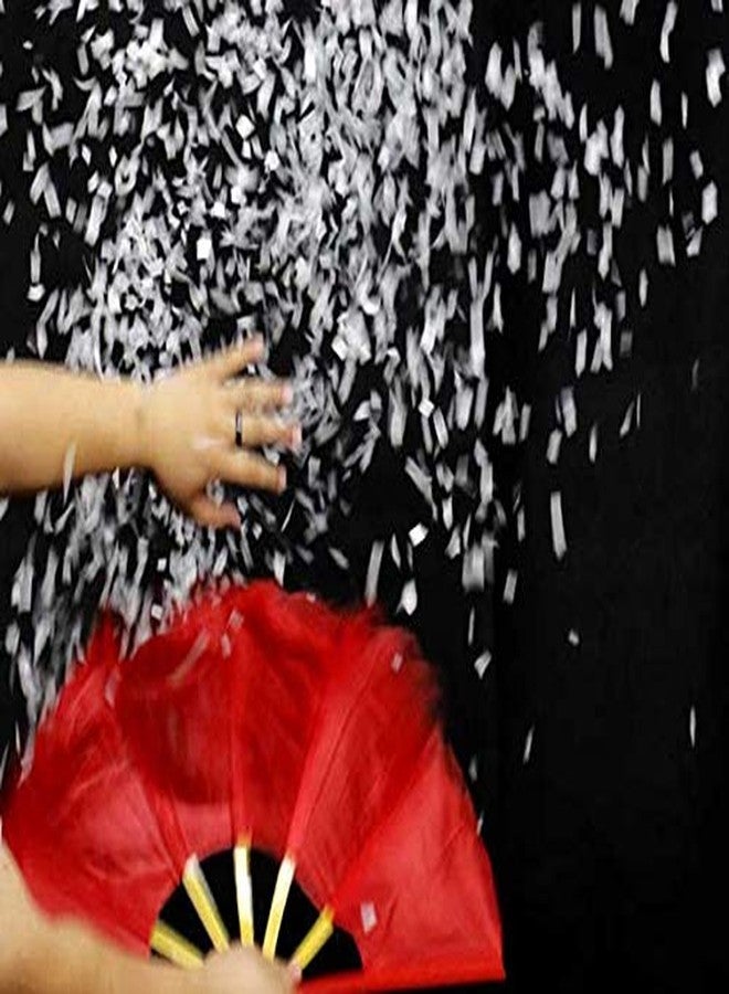 blue-ther 12 Pcs/Set White Finger Snow Storm Paper Snowflakes Magic Tricks Props Toys Magic Trick Toy Wholesale - Image 3